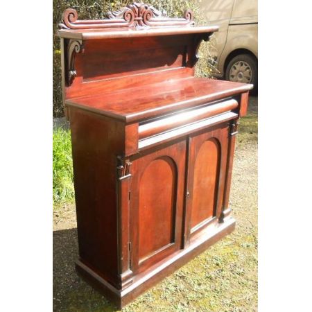 Viktorianisches antikes Mahagoni Sideboard Chiffonnier englisch ca 1850
