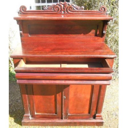 Viktorianisches antikes Mahagoni Sideboard Chiffonnier englisch ca 1850