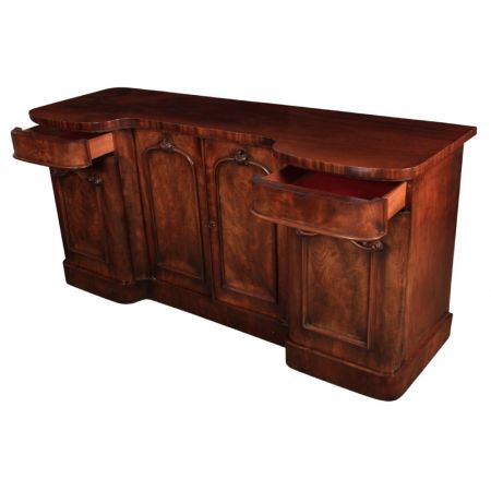 Viktorianischer antiker Sideboard Mahagoni englisch ca 1860
