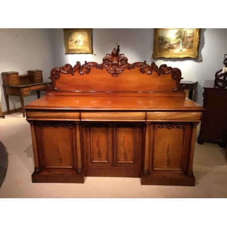 Antikes viktorianisches Mahagoni Sideboard englisch ca 1860
