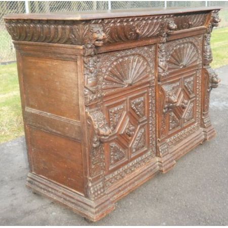 Viktorianisches Eichen Sideboard antik englisch ca 1850