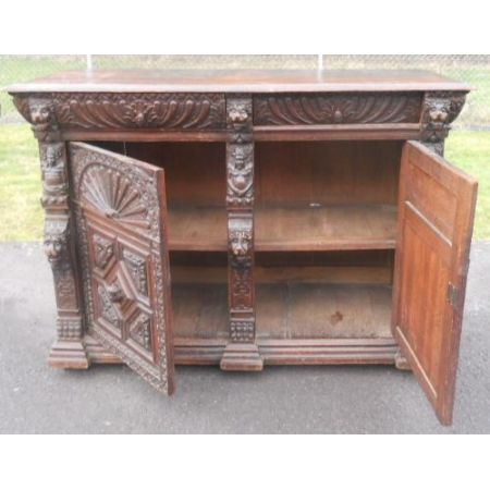 Viktorianisches Eichen Sideboard antik englisch ca 1850