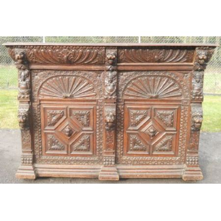 Viktorianisches Eichen Sideboard antik englisch ca 1850