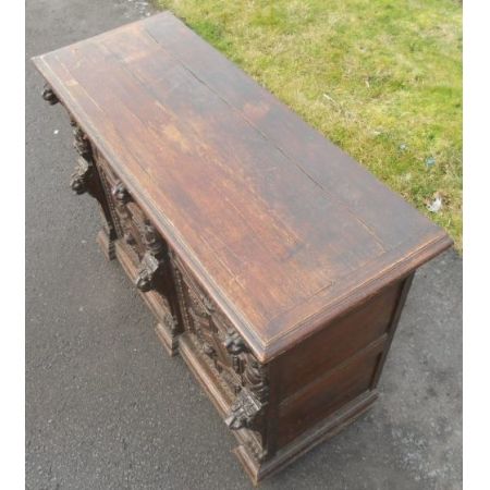Viktorianisches Eichen Sideboard antik englisch ca 1850
