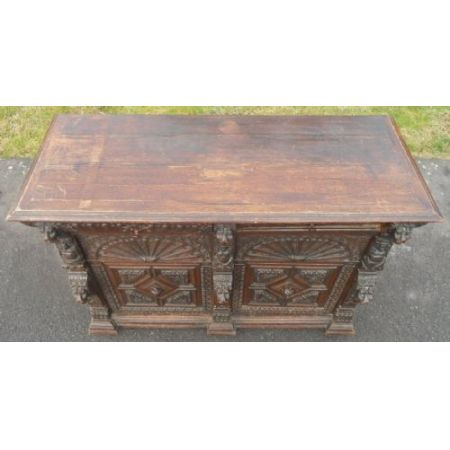 Viktorianisches Eichen Sideboard antik englisch ca 1850