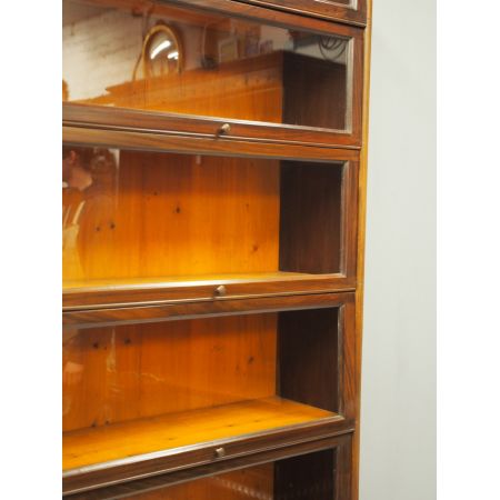 Antikes britisches Mahagoni Bücherregal ca 1930