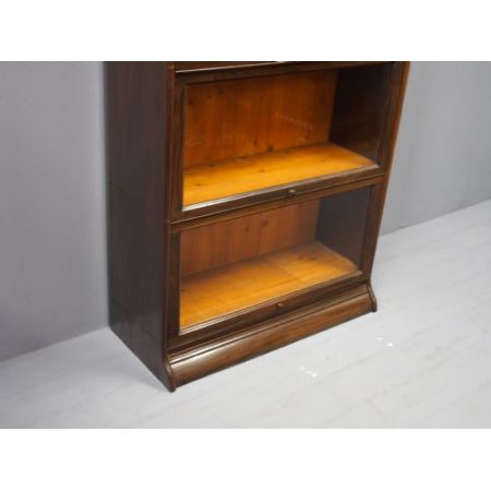 Antikes britisches Mahagoni Bücherregal ca 1930