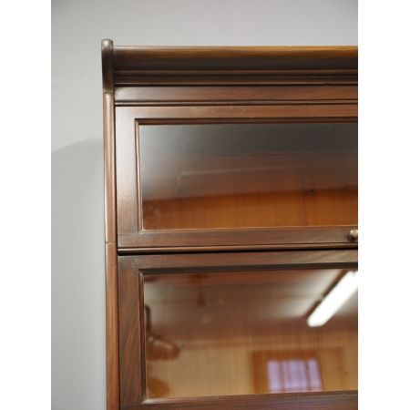 Antikes britisches Mahagoni Bücherregal ca 1930