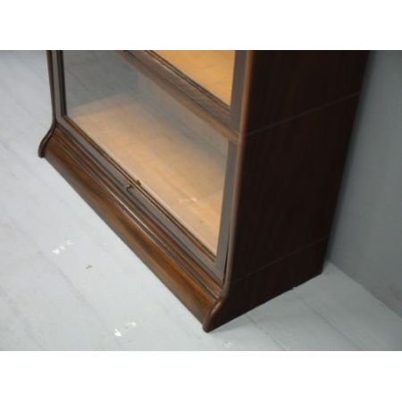 Antikes britisches Mahagoni Bücherregal ca 1930