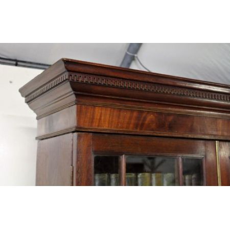 Edwardianische antike Bücherschränke Mahagoni britisch ca 1900