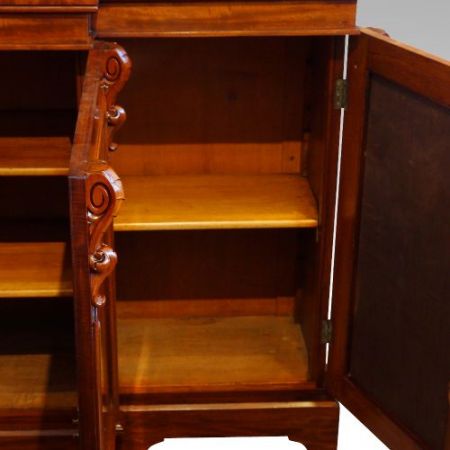 Antiker viktorianischer Bücherschrank Mahagoni ca 1870