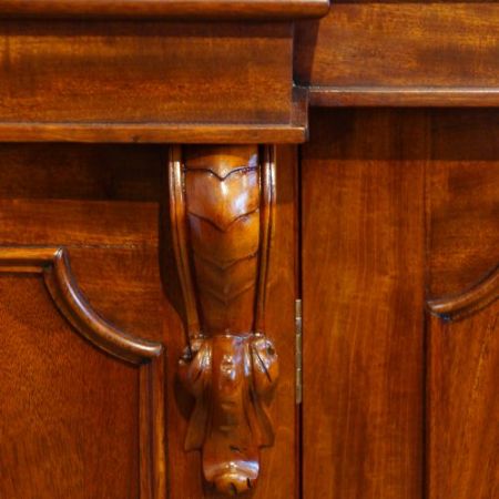 Antiker viktorianischer Bücherschrank Mahagoni ca 1870