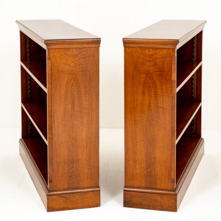 Antike viktorianische Eichen Bücherregale britisch ca 1890