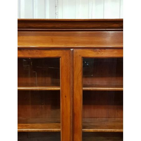 Antiker französischer Bücherschrank Nussbaum ca 1880