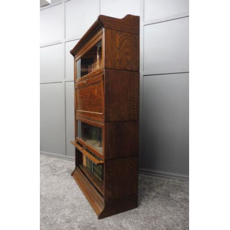 Antiker britischer Eichen Bücherschrank ca 1910