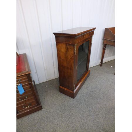 Viktorianischer antiker Bücherschrank Nussbaum englisch ca 1860