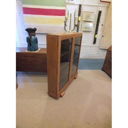 Antiker britischer Bücherschrank Eiche ca 1930