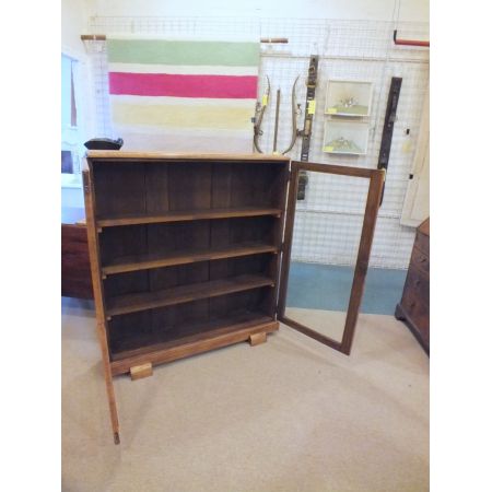 Antiker britischer Bücherschrank Eiche ca 1930