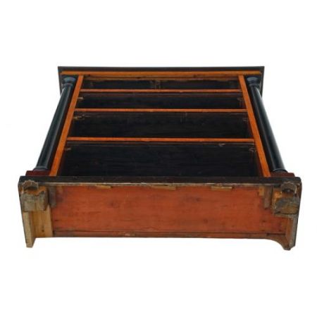 Antiker britischer Nussbaum Bücherschrank viktorianisch ca 1820