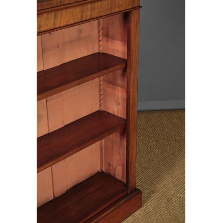 Antikes britisches Mahagoni Bücherregal ca 1880