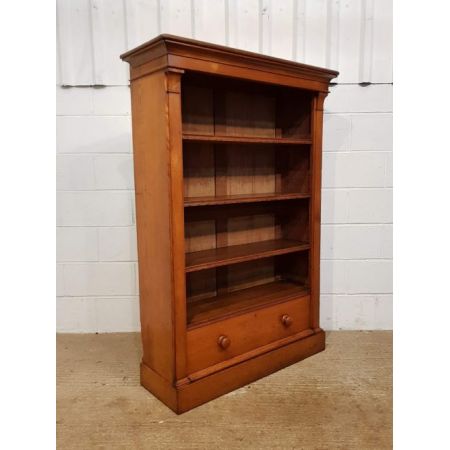 Viktorianisches antikes Bücherregal Esche englisch ca 1880