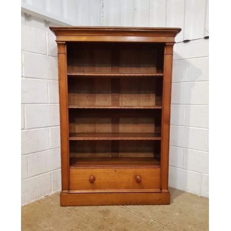 Viktorianisches antikes Bücherregal Esche englisch ca 1880