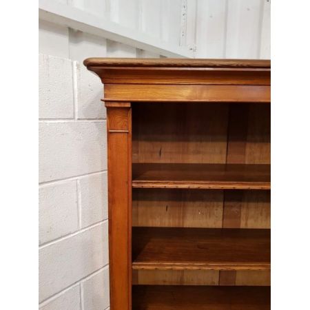 Viktorianisches antikes Bücherregal Esche englisch ca 1880