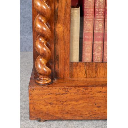 Antikes viktorianisches Bücherregal Palisander ca 1850