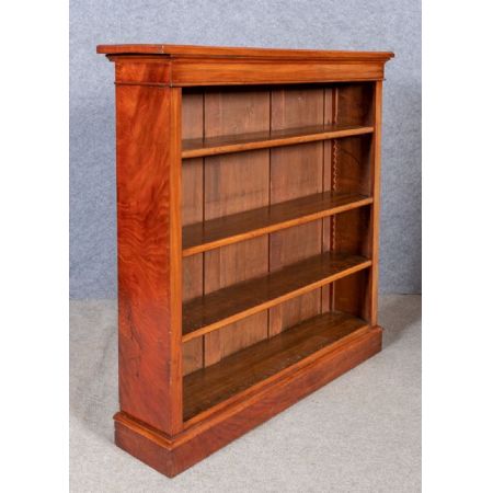 Antikes britisches Bücherregal Mahagoni viktorianisch ca 1900