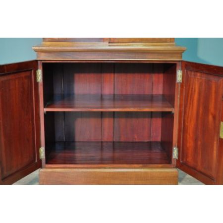 Antiker britischer Mahagoni Bücherschrank ca 1910