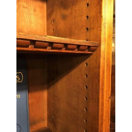 Antiker viktorianischer Bücherschrank Esche britisch ca 1880