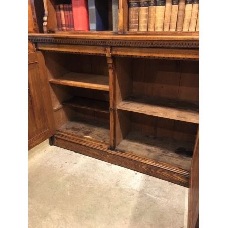 Antiker viktorianischer Bücherschrank Esche britisch ca 1880