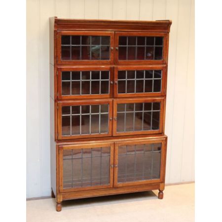 Antiker britischer Mahagoni Bücherschrank ca 1910