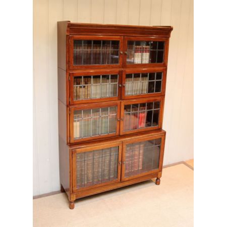 Antiker britischer Mahagoni Bücherschrank ca 1910