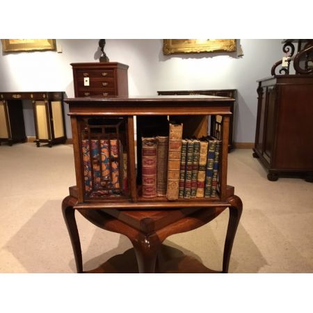 Edwardianischer antiker Mahagoni Bücherschrank britisch ca 1910