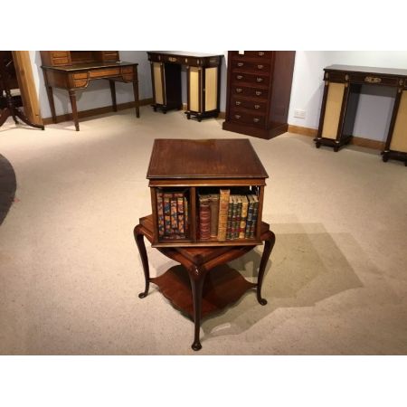 Edwardianischer antiker Mahagoni Bücherschrank britisch ca 1910