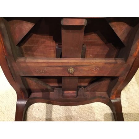 Edwardianischer antiker Mahagoni Bücherschrank britisch ca 1910