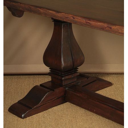 Antiker britischer Eichen Esstisch ca 1930