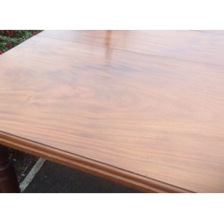 Englischer antiker Nussbaum Esstisch ca 1900