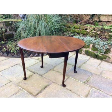 Georgianischer antiker Mahagoni Esstisch britisch ca 1750