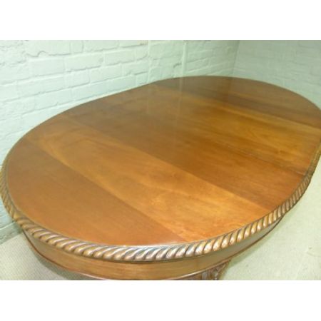 Antiker britischer Mahagoni Esstisch ca 1900