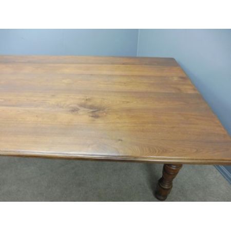 Antiker britischer Nussbaum Esstisch ca 1890