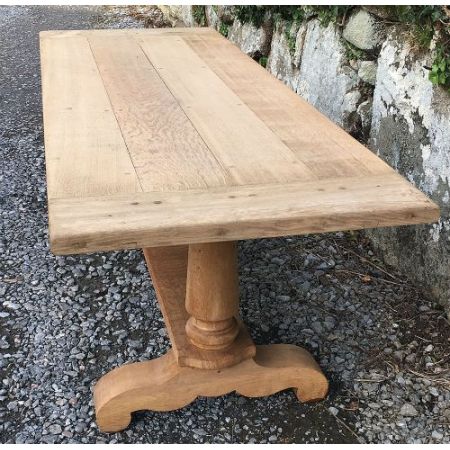 Antiker britischer Landhaus Esstisch Eiche ca 1920