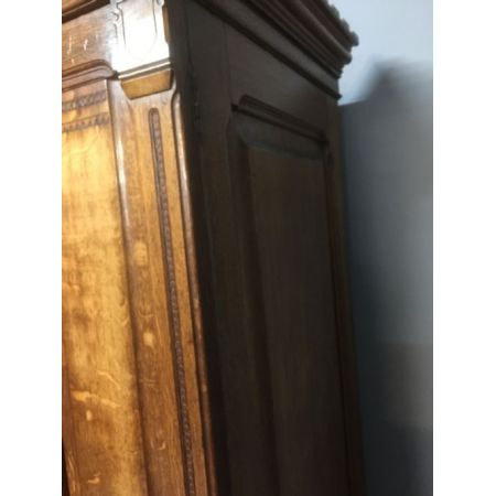 Antiker viktorianischer Eichen Kleiderschrank britisch ca 1880