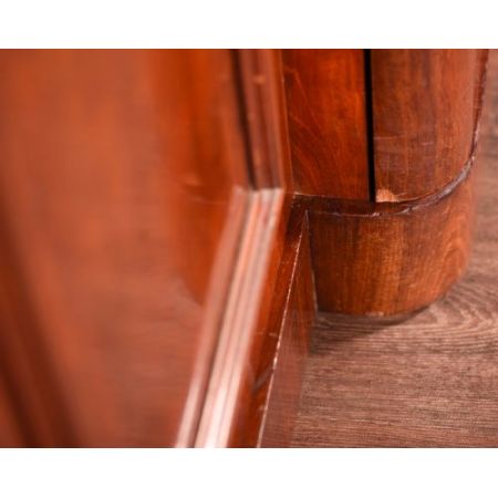 Viktorianischer antiker Mahagoni Kleiderschrank britisch ca 1860