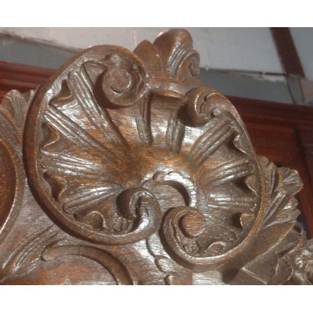 Antiker französischer Eichen Kleiderschrank ca 1920