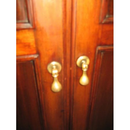 Edwardianischer antiker Mahagoni Kleiderschrank englisch ca 1920