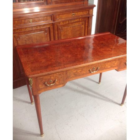 Antiker französischer Nussbaum Schreibtisch Art Deco ca 1920