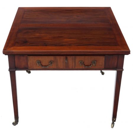 Britischer viktorianischer Mahagoni Esstisch antik ca 1850