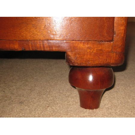 Antiker britischer Mahagoni Schreibtisch ca 1910